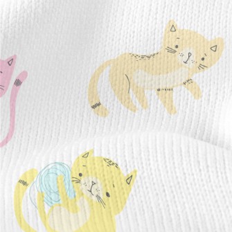 Colorful And Playful Kitten Stretch Jersey
