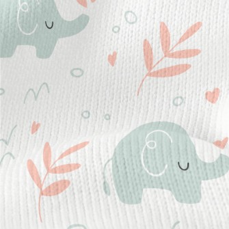 Baby Elephant In Kindergarten Stretch Jersey