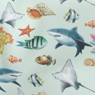 Rare Marine Life Lightweight Cotton Poplin