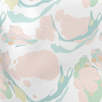 Special Abstract Ink Color Blo Lightweight Cotton Poplin