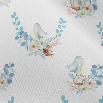 Flowers And Yellow-bellied Gla Chiffon