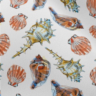 Colorful Sea Shells Chiffon