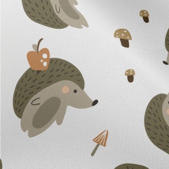 Cute Mushroom Hedgehog Chiffon