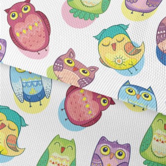 Colorful Owl Waterproof Oxford