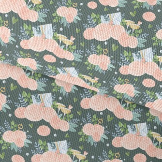 Hand Drawn Flower Invitation Waterproof Oxford