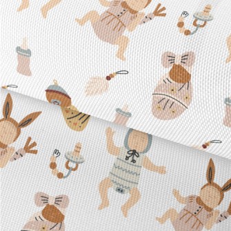 Newborns In Various Sleeping P Waterproof Oxford