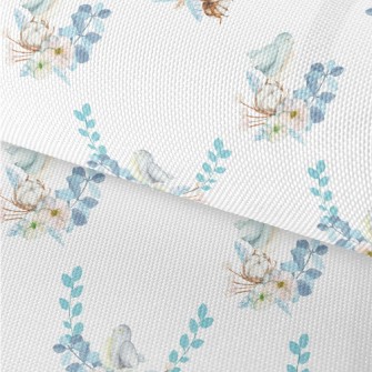 Flowers And Yellow-bellied Gla Waterproof Oxford