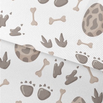 Mysterious Dinosaur Footprints Waterproof Oxford