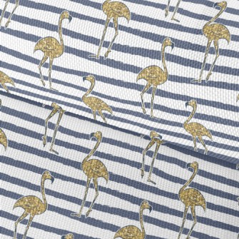 Golden And Shiny Flamingo Waterproof Oxford