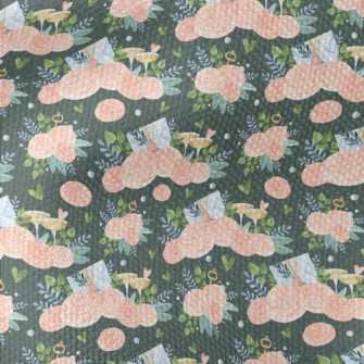 Hand Drawn Flower Invitation Waterproof Canvas