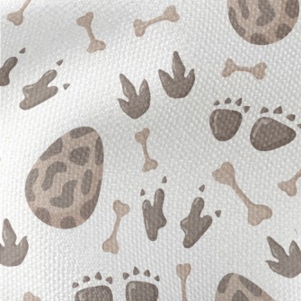 Mysterious Dinosaur Footprints Waterproof Canvas