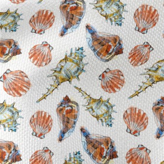 Colorful Sea Shells Waterproof Canvas