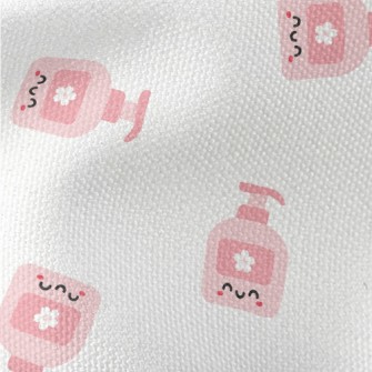 Playful Pink Bath Bottle Waterproof Canvas