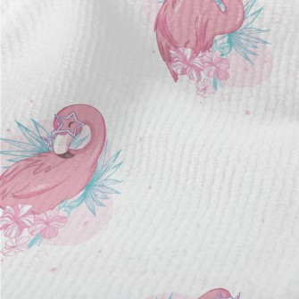 Flamingo Taking A Bath And Gro Terry