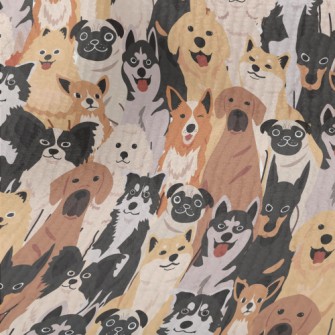 A Group Of Energetic Puppies Terry