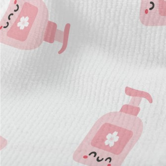 Playful Pink Bath Bottle Terry