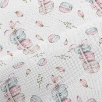 Pink Macarons And Roses Performance Linen
