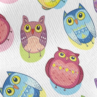 Colorful Owl Standard Corduroy