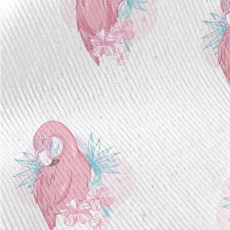 Flamingo Taking A Bath And Gro Standard Corduroy