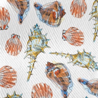 Colorful Sea Shells Standard Corduroy