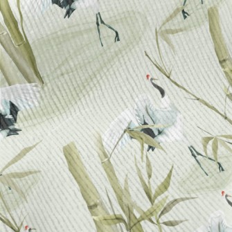 Japanese Style Red-crowned Cra Standard Corduroy