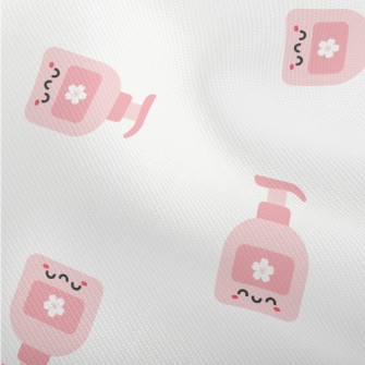 Playful Pink Bath Bottle Dobby