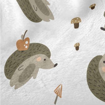 Cute Mushroom Hedgehog Minky