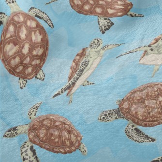 A Turtle Swimming Freely Minky