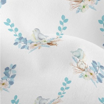 Flowers And Yellow-bellied Gla Lightweight Performance Linen