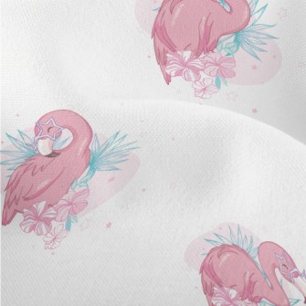 Flamingo Taking A Bath And Gro Lightweight Performance Linen