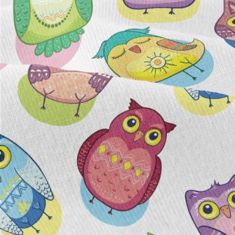 Colorful Owl Modern Jersey