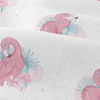 Flamingo Taking A Bath And Gro Modern Jersey