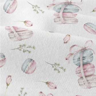 Pink Macarons And Roses Modern Jersey