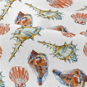 Colorful Sea Shells Modern Jersey