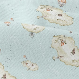 Hand Drawn Watercolor Ocean Is Modern Jersey