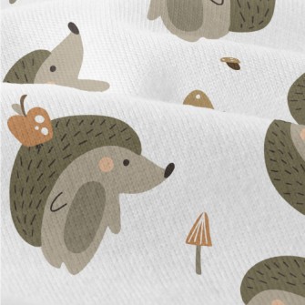 Cute Mushroom Hedgehog Modern Jersey