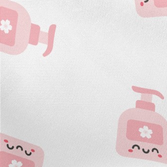 Playful Pink Bath Bottle Pongee
