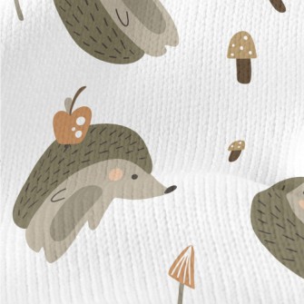 Cute Mushroom Hedgehog Stretch Jersey