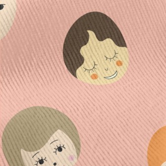 Funny Female Faces Graffiti Standard Corduroy