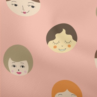 Funny Female Faces Graffiti Dobby