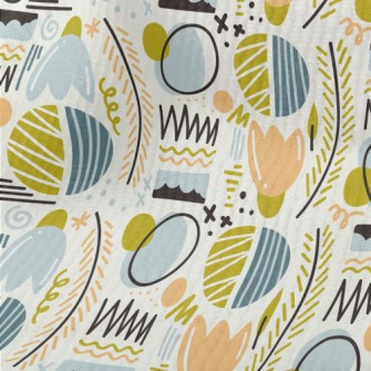 Abstract Graffiti Plant Lines  Terry