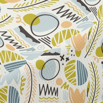 Abstract Graffiti Plant Lines  Piqué