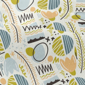 Abstract Graffiti Plant Lines  Modern Jersey