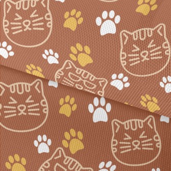 Excited Expression Cat Waterproof Oxford