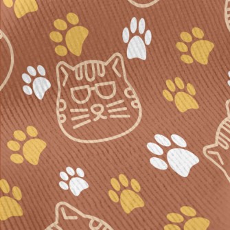 Excited Expression Cat Standard Corduroy