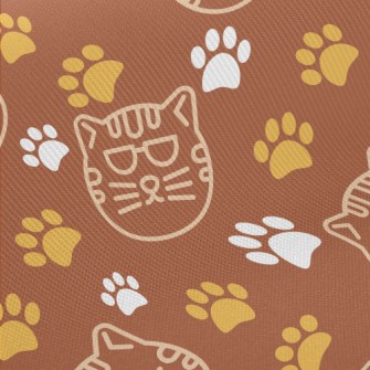 Excited Expression Cat Midweight Cotton Poplin