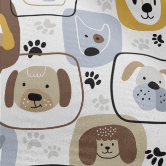Dog Face Graffiti For Kids Chiffon
