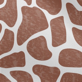 Brown Giraffe Spots Chiffon