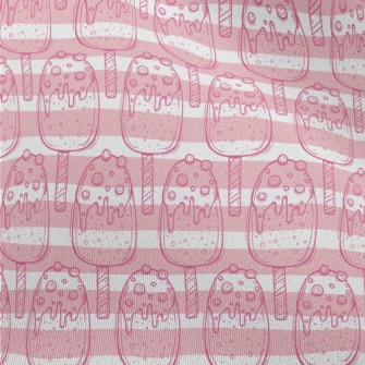 Hand Drawn Berry Popsicle Chiffon