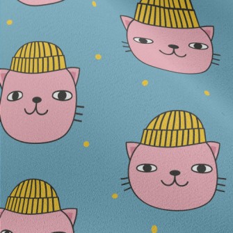 Funny Woolen Hat Cat Chiffon
